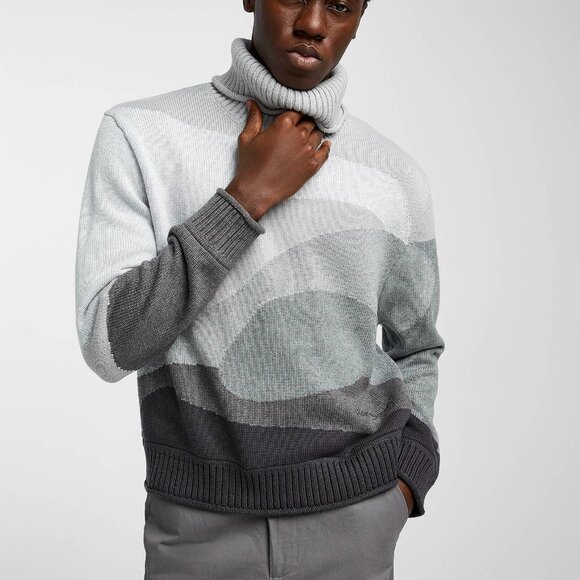 BNWT AW24 HOUSE OF SUNNY JACQUARD TURTLENECK SWEATER M - Picture 1 of 12